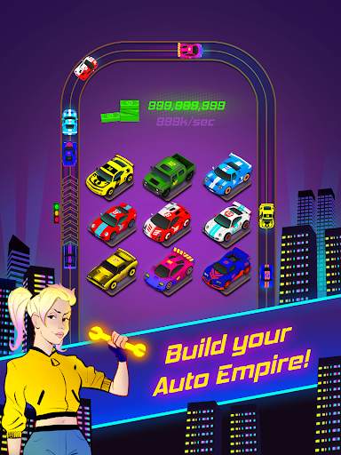 MERGE CITY: MOTOR EMPIRE - Car Idle Racing Game 4 تصوير الشاشة