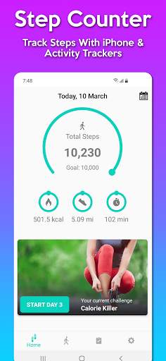 Walkster - Step Tracker, Walking App & Pedometer screenshot 3