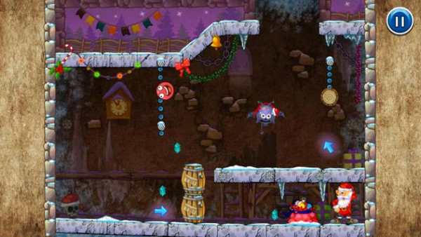 Red Candy Ball : Santa Reward Cut The Rope screenshot 5