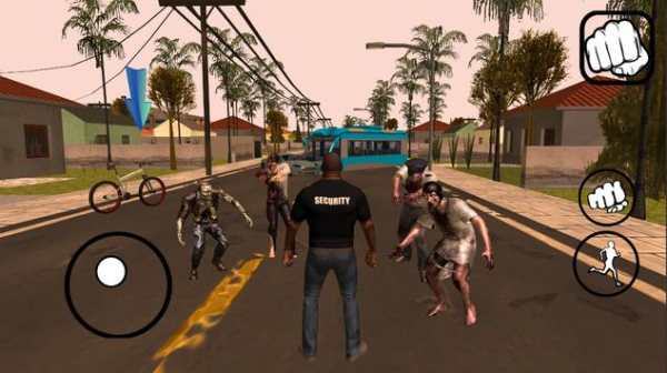 Grand zombie in Sun Andreas : crime gang mods screenshot 1