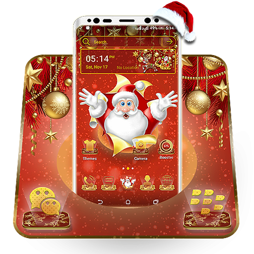 Christmas Santa Launcher Theme आइकन