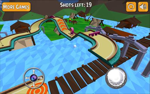 Mini Golf 3D Course King स्क्रीनशॉट 5