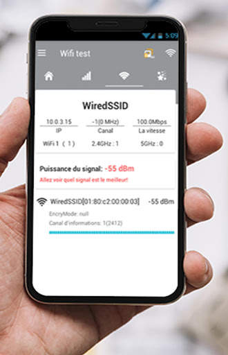 Test du signal wifi screenshot 2