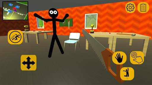 Stickman Neighbor Scary Secret скриншот 3