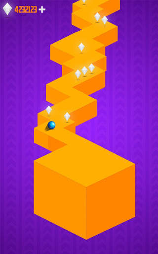 Zigzog boom - Classic ZigZag - Rolling Ball Game screenshot 2