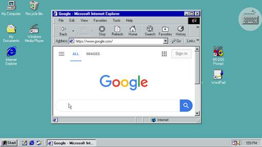 Win 98 Simulator screenshot 1