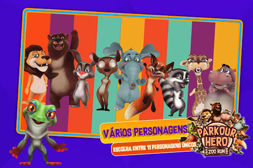 Parkour Hero - Animal Runner 3D Stunts Simulator screenshot 1