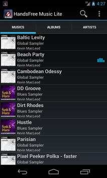 HandsFree Music Lite screenshot 2