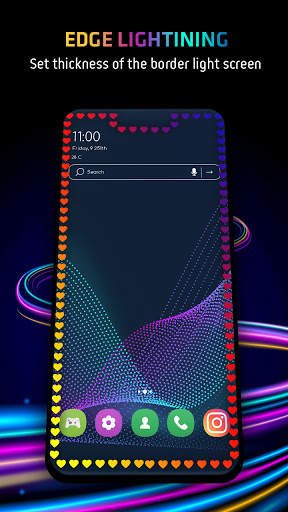 Edge Lighting – Round Color, Border Light App screenshot 5