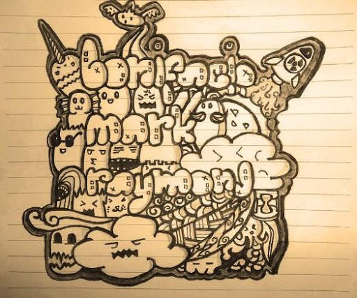 100 Seni Menggambar Doodle Populer screenshot 3