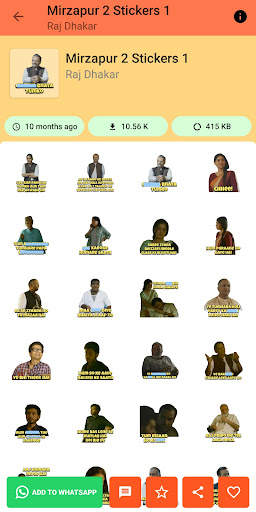 Mirzapur 2 Stickers For WA screenshot 2