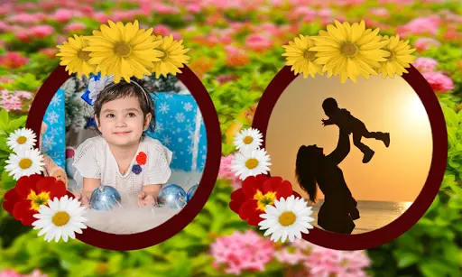 Beautiful Garden Double Photo Frame Application 9 تصوير الشاشة