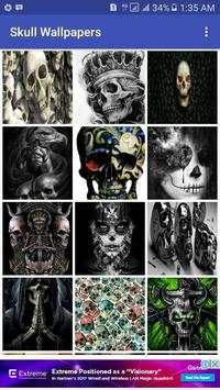 Skull Wallpapers 3 تصوير الشاشة