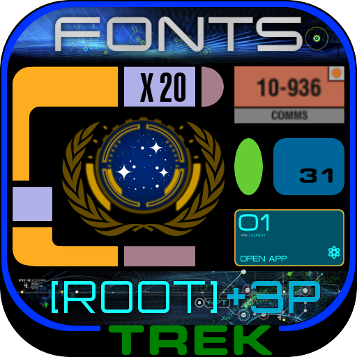✦ TREK ✦ Fonts Pack [Root] or supported  3rd party icon
