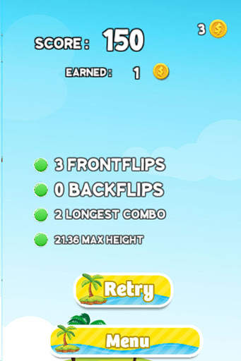 Stickman Water Trampoline Flip screenshot 7