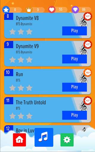 BTS DYNAMITE Piano Tiles screenshot 4