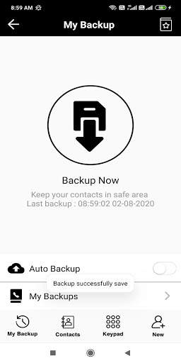 My Contact Backup - Contact Transfer & Recovery screenshot 2