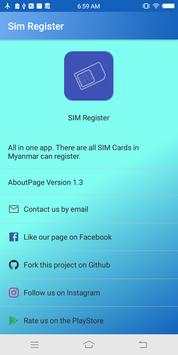 Sim Register screenshot 7