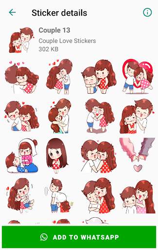 Couple Love Stickers for WhatsApp - Wastickerapps screenshot 9