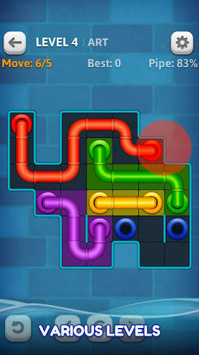 Line Puzzle: Pipe Art 5 تصوير الشاشة