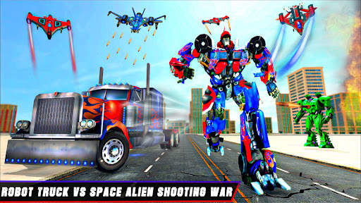 Truck Robot Transform Game screenshot 1