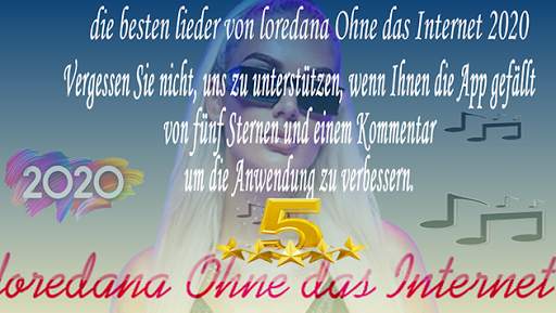Loredana Ohne das Internet 2020 Musik (30Songs) screenshot 1