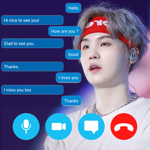 Suga BTS - Chat and Fake Call icon