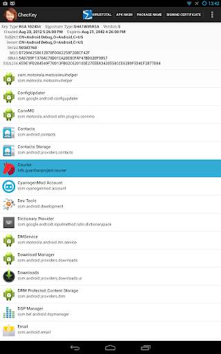 Checkey: info on local apps screenshot 3