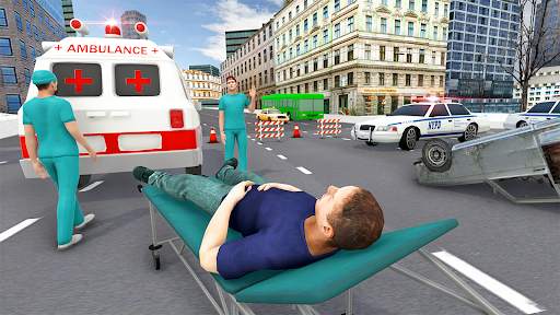 Ambulance Simulator Car Driver screenshot 2