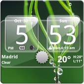 Sense Analog Glass Clock 4x2 4.2.4
