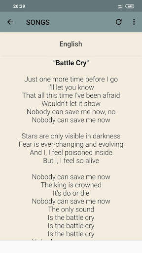 Imagine Dragons Lyrics screenshot 4