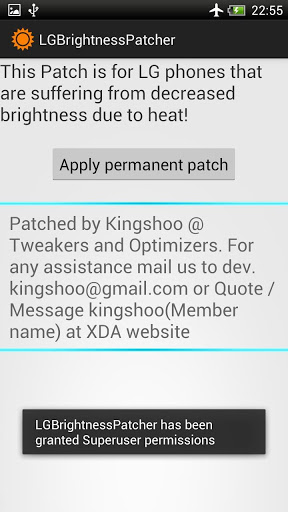 Brightness Patcher screenshot 1