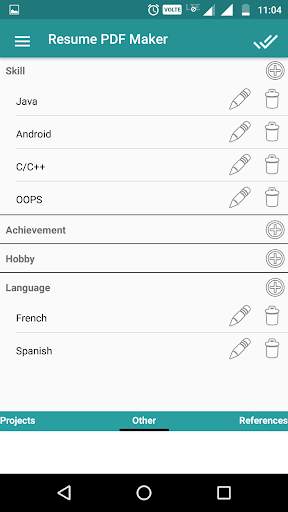 Resume PDF Maker / CV Builder screenshot 8