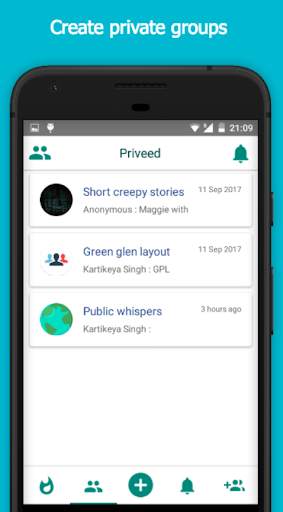 Priveed - Your private social network screenshot 1