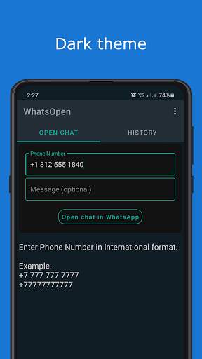 WhatsOpen - open WhatsApp chat screenshot 6