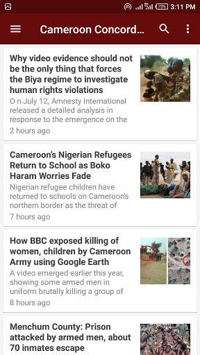 Cameroon News App screenshot 1