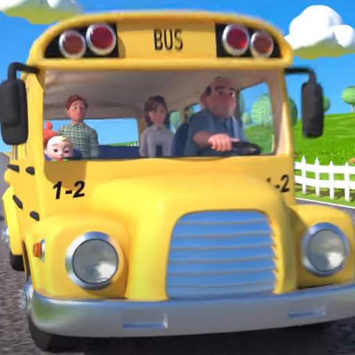Wheel On The Bus  Nursery Rhymes 3.4