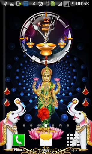 Mata Lakshmi Clock Lockscreen - Live Wallpaper screenshot 9