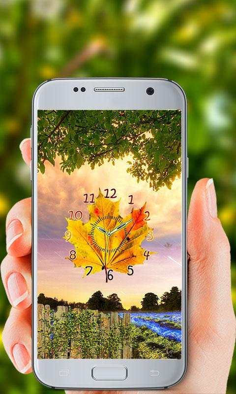 Flower Clock Live Wallpaper screenshot 3
