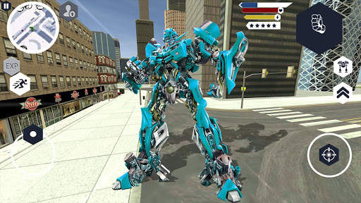 Robot Machin Car Transformer - Robot Car Games screenshot 2
