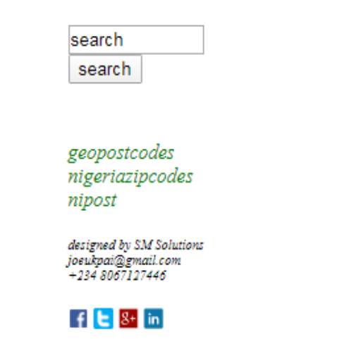 NIGERIA ZIP CODES screenshot 2