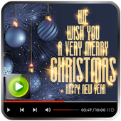 Weihnachten video von fotos mit musik icon
