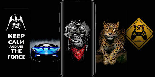 Black Wallpaper & Theme (4K) screenshot 2