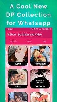 inShort : Dp Status and Video screenshot 5