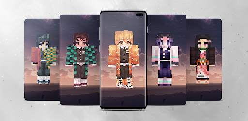 Demon Slayer Minecraft Skin screenshot 1