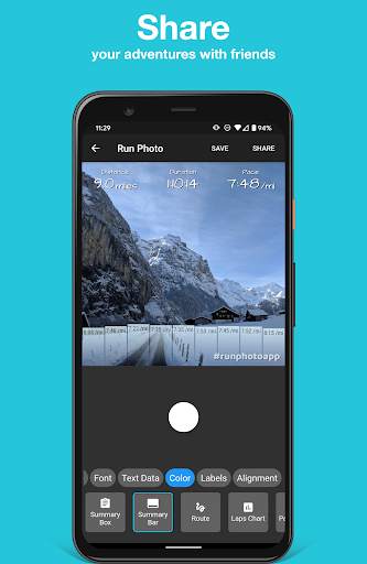 Run Photo - Add Garmin or Strava stats to pictures screenshot 3
