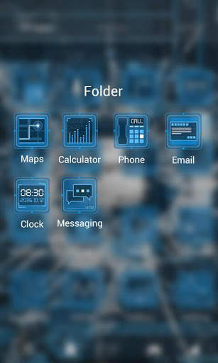 Broken Glass Parallax Go Launcher Theme screenshot 4