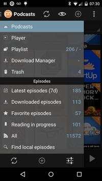 Podcast Addict (Android 2.3) screenshot 8