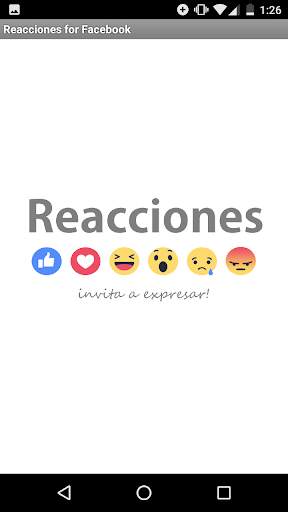 Reacciones for Facebook screenshot 1