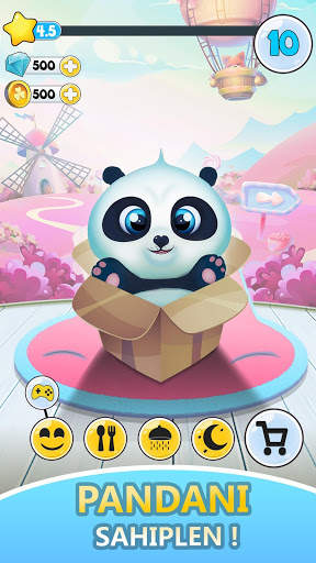 Pu - Sevimli Panda ayı evcil hayvan bakım oyunları screenshot 1